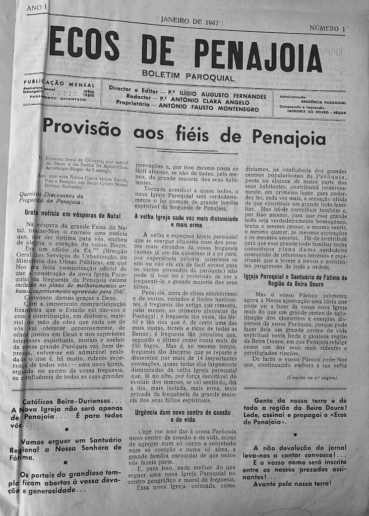 Ecos de Penajóia - 1947 -1ªedição